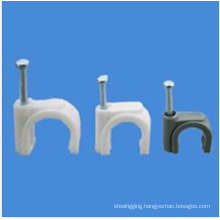 Cable Holder Clips and Plastic Material White